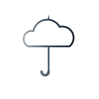 Icon: Wolke Regenschirm